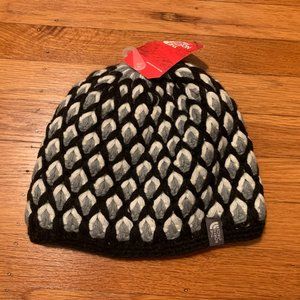 North Face Knit Beanie, Fleece-Lined